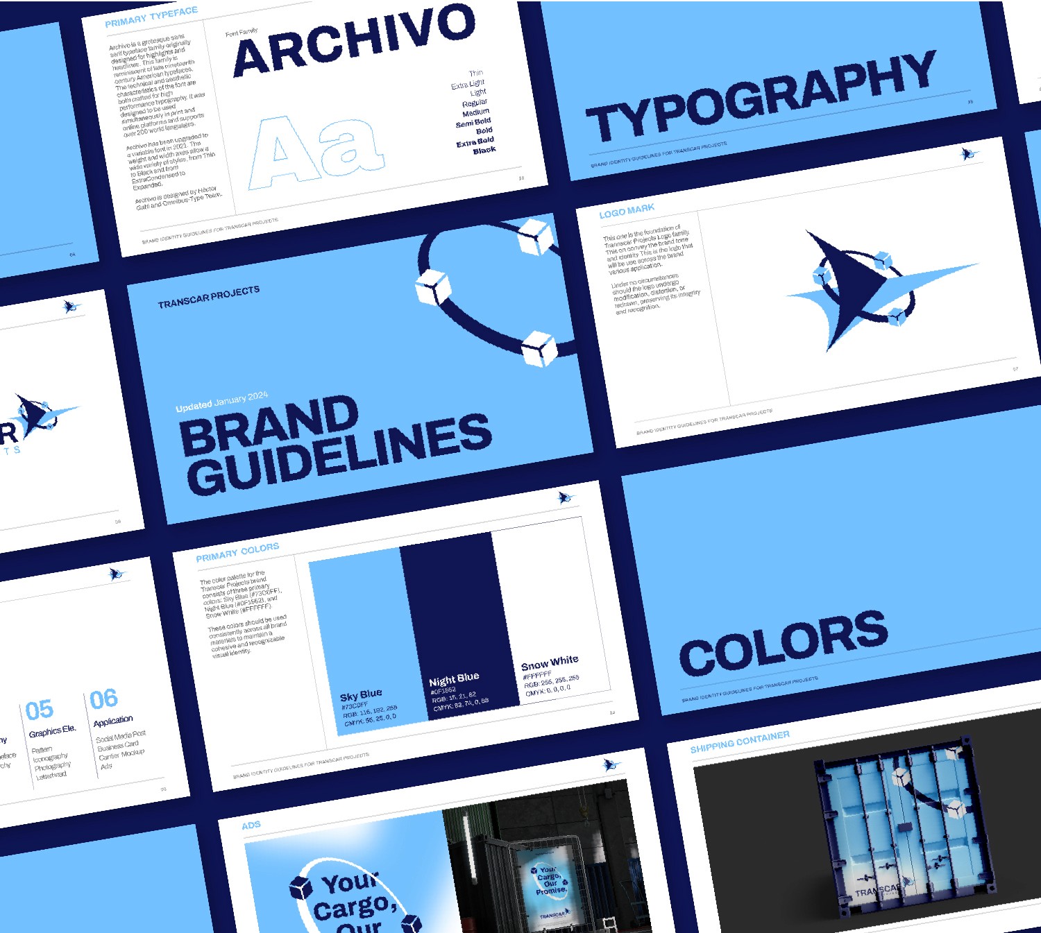Brand Guidelines Document Transcar
