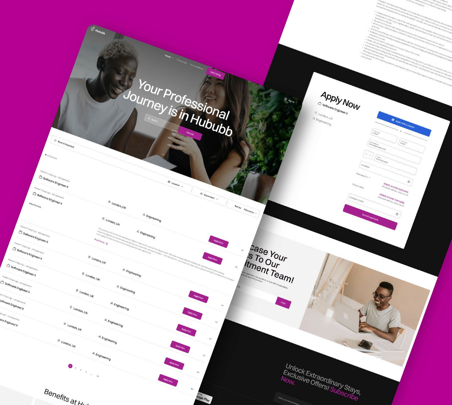 Career page Hububb