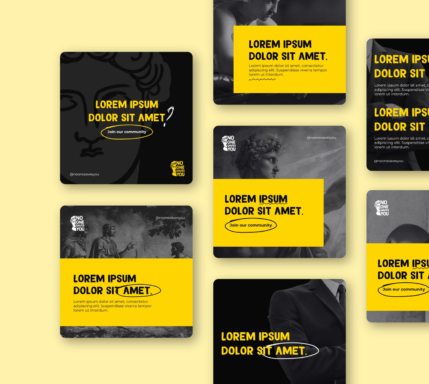 Social Media Post Templates David Twain 