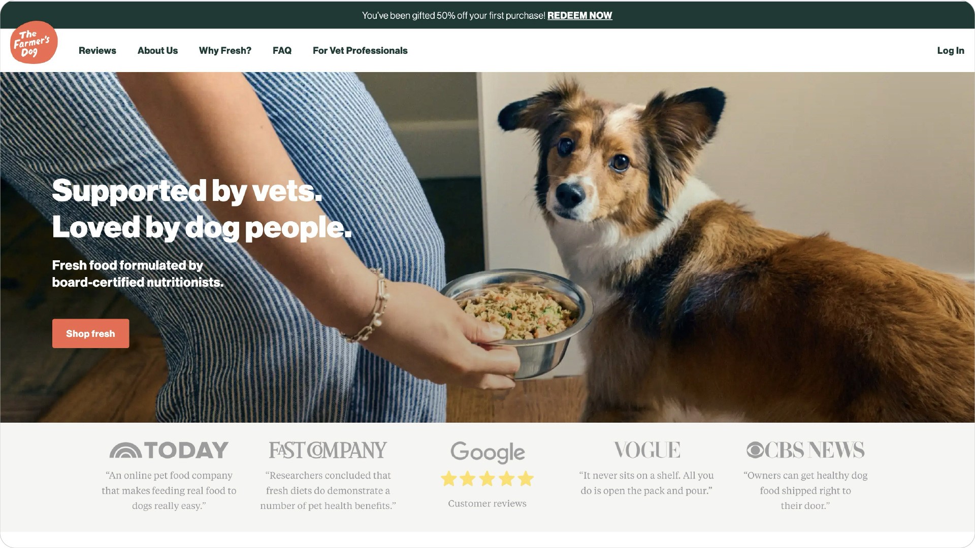 DesignGuru_10 Best Landing Page Designs in 2024: Inspiration to Skyrocket Your Conversions_The Farmers Dog